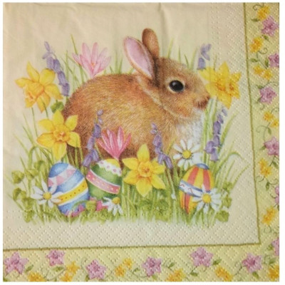 

craftsneed Decorative 3Ply paper napkin for decoupage-Squirrel Multicolor Napkins(2 Sheets)