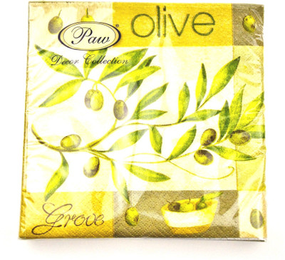 craftsneed Olive Garden Multicolor Napkins(2 Sheets)