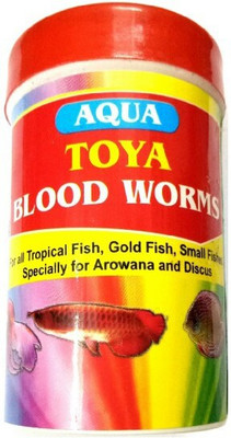 

TOYA 10 GM BLOOD WORMS Mealworm 10 g Dry Fish Food