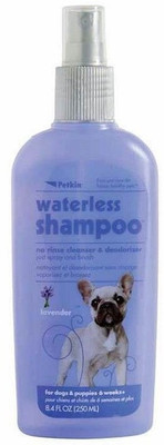 

Petkin Allergy Relief, Anti-dandruff, Anti-fungal, Anti-itching, Anti-microbial, Anti-parasitic, Conditioning, Flea and Tick, Hypoallergenic, Whitening and Color Enhancing Lavender Dog Shampoo(250 ml)