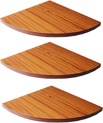 Masterfit Wooden Wall Shelf(Number of Shelves - 3)