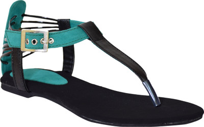 

Shoe Cloud Women Green Flats