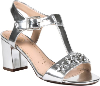 

Clarks Women SILVER METAL Heels