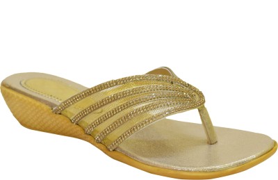 

Shoe Cloud Women Gold Flats