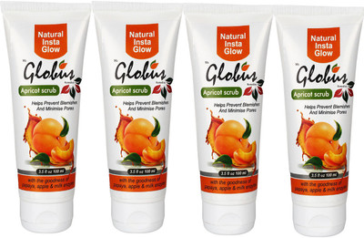 

Globus Apricot & Walnut Polishing Scrub pack of 4 Scrub(240 g)