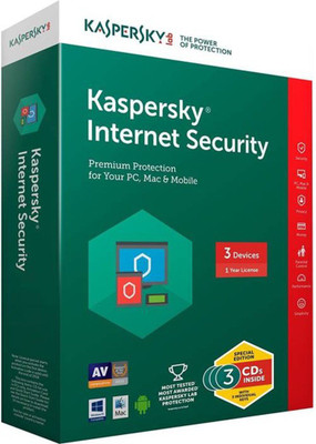 

KASPERSKY Internet Security 3 User 1 Year(CD/DVD)