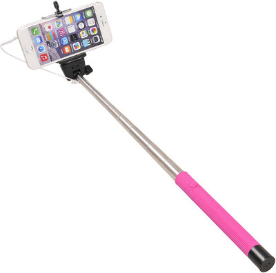 

Neo Gold Leaf Cable Selfie Stick(Pink)