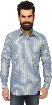 ZIDO Men Striped Formal Multicolor Shirt