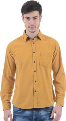 

Pepe Jeans Men's Solid Casual Yellow Shirt, Mustard