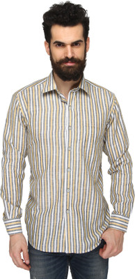 ZIDO Men Striped Formal Multicolor Shirt