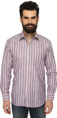ZIDO Men Striped Formal Multicolor Shirt