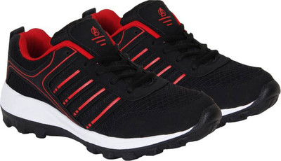 

Aero Power Play Running Shoes For Men(Black), Black-red