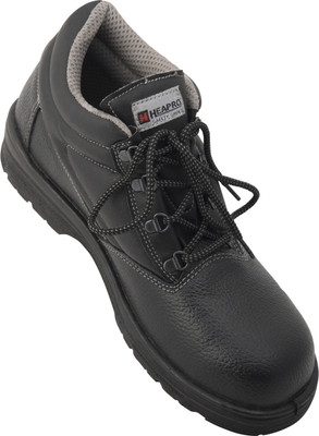 

heapro Heapro Safety Shoes, Steel Toe, SB-PU402 Lace Up For Men(Black