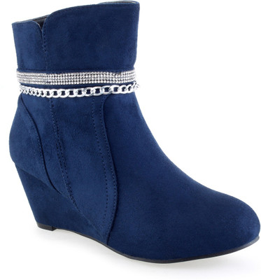 

Shuz Touch Boots For Women(Blue