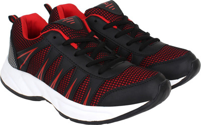 

NRGY Aero Running Shoes For Men(Black, Red