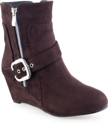 

Shuz Touch Boots For Women(Burgundy, Brown
