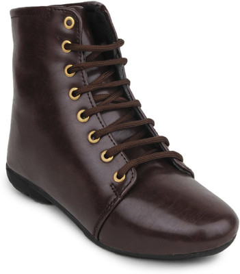 

Shenaya Boots For Women(Brown)