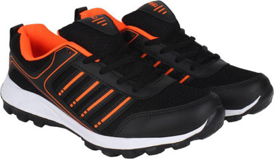

Aero Power Play Running Shoes For Men(Multicolor, Black::orange