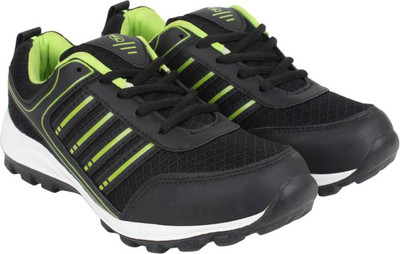 

Aero Power Play Running Shoes For Men(Black, Green), Black::pgreen