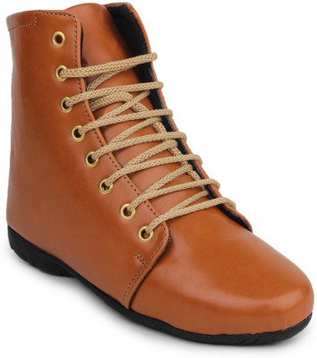 

Shenaya Boots For Women(Beige)