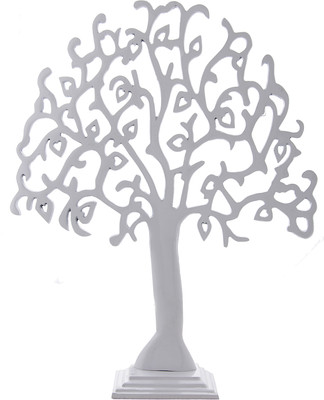 

SWHF SWHF Stainless Steel Showpiece Figurine : Tree Decorative Showpiece - 8 cm(Stainless Steel, Silver)