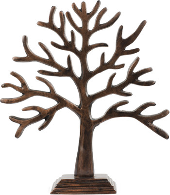 

SWHF SWHF Stainless Steel Showpiece Figurine : Tree Decorative Showpiece - 8 cm(Stainless Steel, Brown)