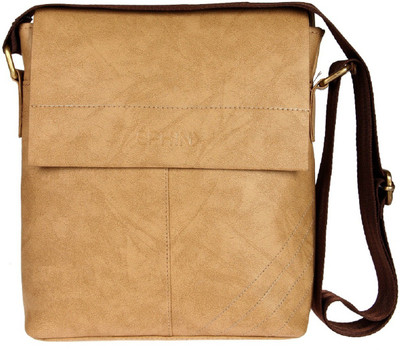

SPHINX Men & Women Formal Beige Leatherette Sling Bag