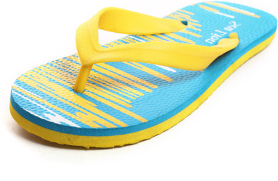 

Sea Lion Flip Flops, Blue::yellow
