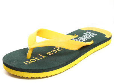 

Sea Lion Flip Flops, Green::yellow