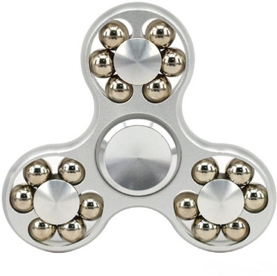 

Montez 18 Ball Metal High Speed Fidget Spinner Toy (Silver)(Multicolor)