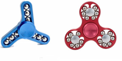 

Montez Metal Ball High Speed Fidget Spinner Toy Set Of 2(Multicolor)