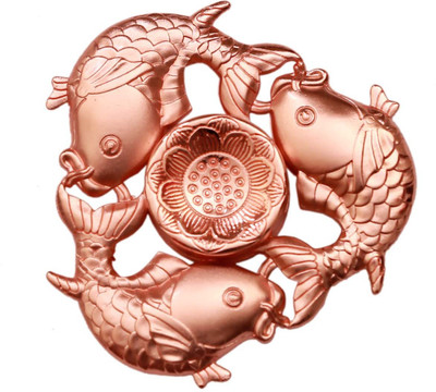 

Montez Bronze Brass High Speed Fish Crab Fidget Spinner Toy(Multicolor)