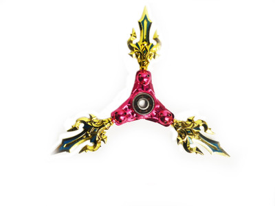 

Emob Metal Body Warrior Fidget Hand spinner Toy(Pink)