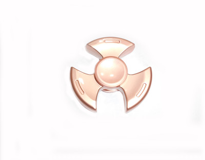 

Emob Copper metal Three leaves Fidget hand spine With Low-Friction Technology(Brown)