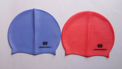 

Syndicate Sports JHJKLHL Swimming Cap(Blue, Pack of 2), Blue;red