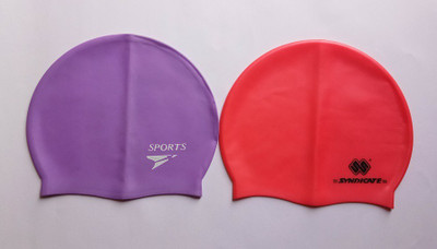 

Syndicate Sports FGFGHJ Swimming Cap(Purple, Pack of 2), Purple;red