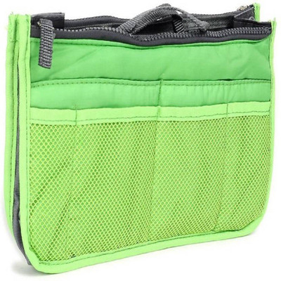 

ShopAis MultiPocket Hand Bag Storage Organizer Stylish Trendy(Green)
