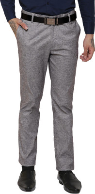 AD & AV Regular Fit Men Grey Trousers