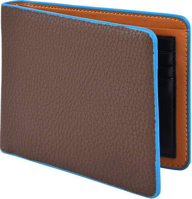 

Accezory Men Brown Artificial Leather Wallet(9 Card Slots)