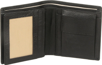 

Bagjack Men Black Genuine Leather Wallet(11 Card Slots)