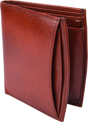 

Accezory Men Brown Genuine Leather Wallet(5 Card Slots)