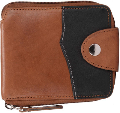 

Hidestitch Men Multicolor Genuine Leather Wallet(6 Card Slots), Black