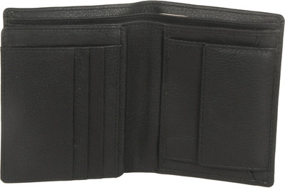 

Bagjack Men Black Genuine Leather Wallet(11 Card Slots)