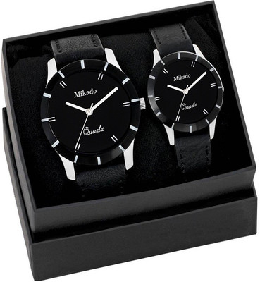 Mikado Stylish couple design unisex watch for Men and Women Watch - For Men & Women
