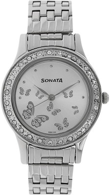 Sonata 8123SM01 Analog Watch  - For Women   Watches  (Sonata)