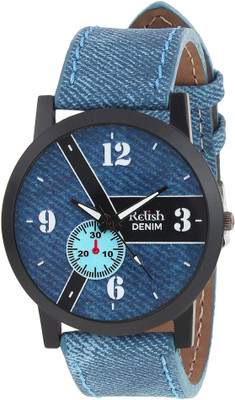 

Relish RE-S8101BD SLIM Demin Watch - For Boys