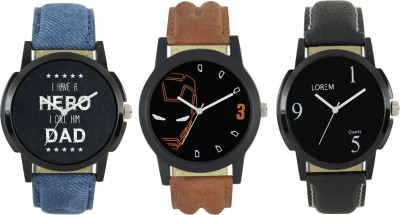 SRK ENTERPRISE Men watch Combo of 3 With Lattest Collection Causual Look 0050 Watch  - For Men   Watches  (SRK ENTERPRISE)