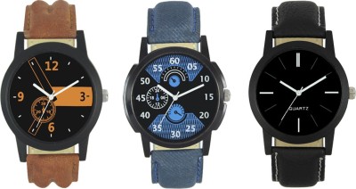 SRK ENTERPRISE Men watch Combo of 3 With Lattest Collection Causual Look 0003 Watch  - For Men   Watches  (SRK ENTERPRISE)