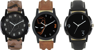 

SRK ENTERPRISE Men watch Combo of 3 With Lattest Collection Causual Look 0038 Watch - For Men