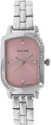 Sonata NG87001SM05AC Analog Watch  - For Women   Watches  (Sonata)